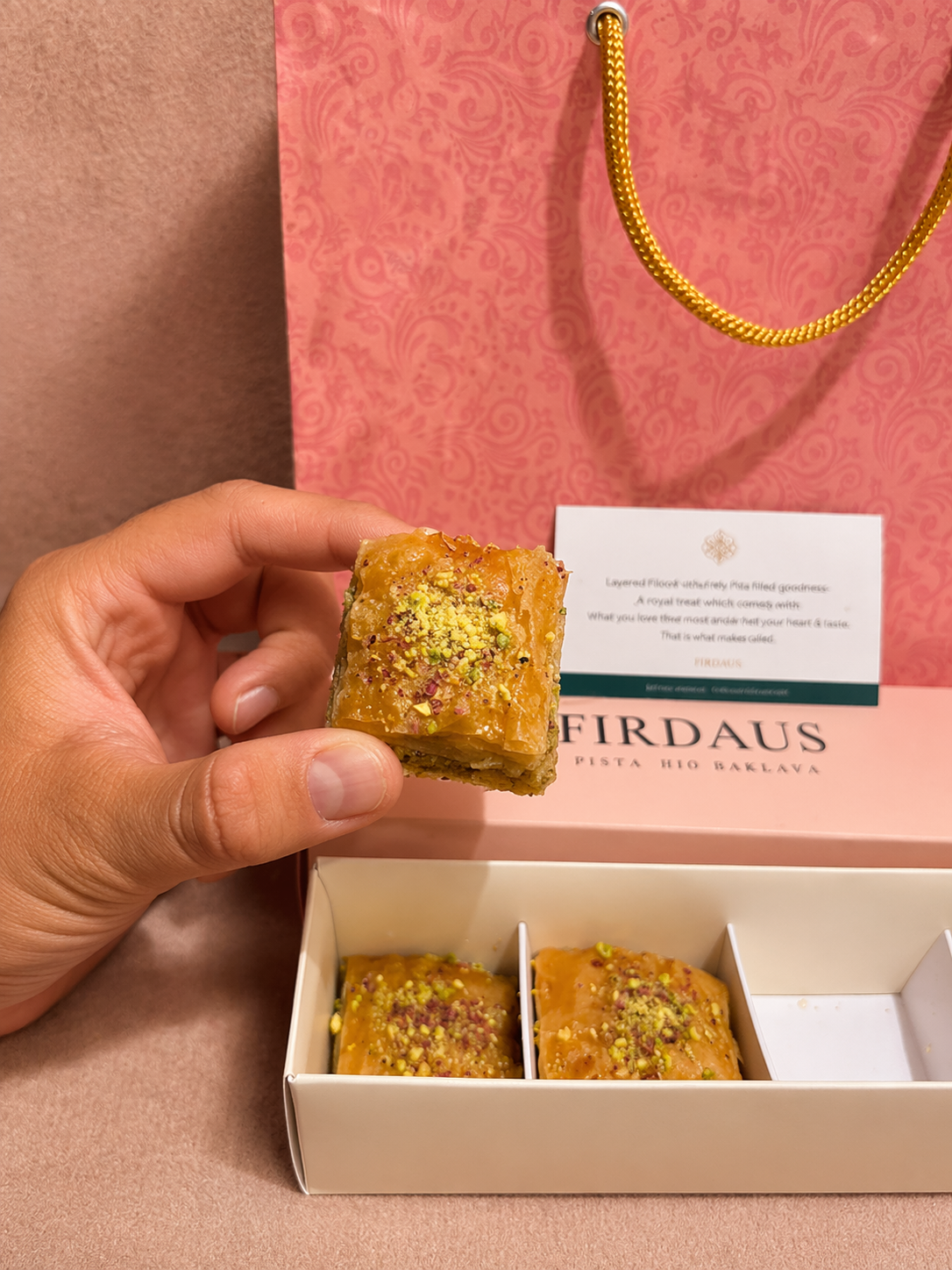 Artisan baklava craftsmanship